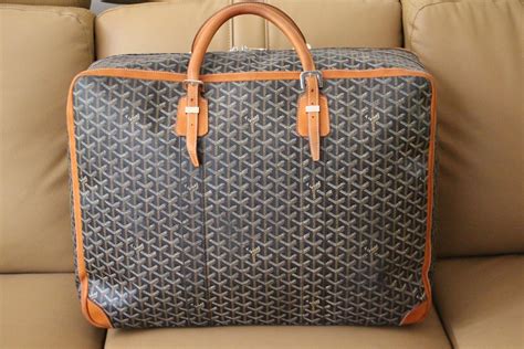 the goyard suitcase